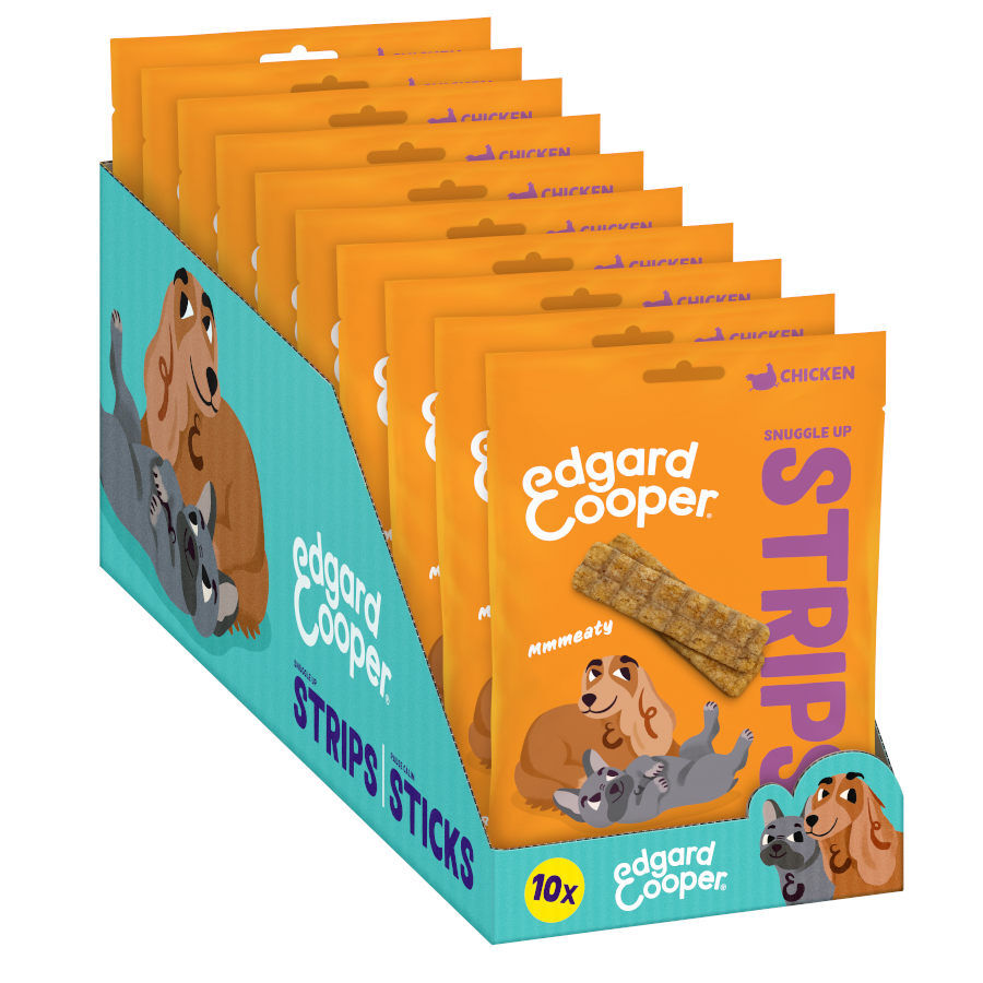 75 g Edgard & Cooper Tiras de Pollo snack para perros, , large Imagen numero 9