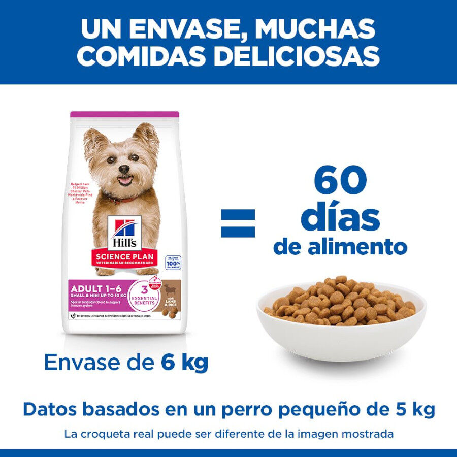 1.5 kg Hill's Science Plan Adult Small y Mini Cordero pienso para perros, , large indicador imagen numero 6