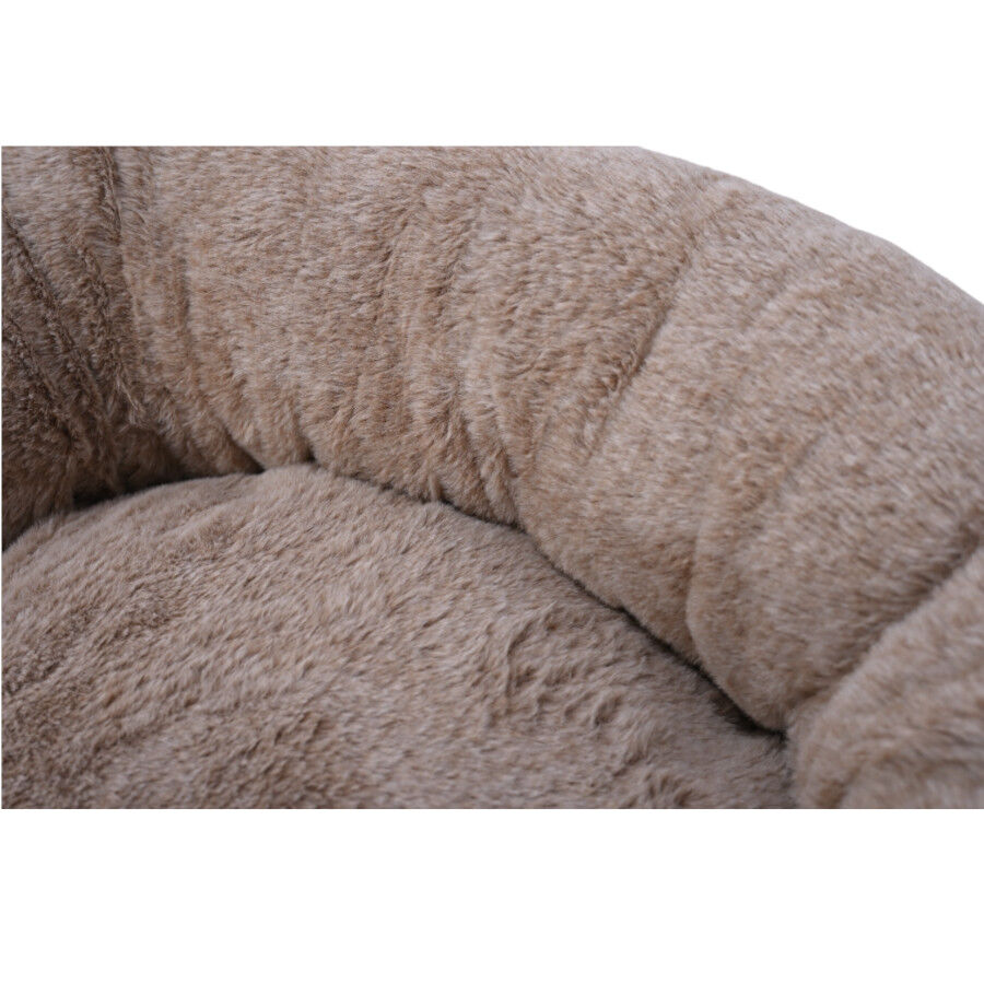 Lebby cama suave redonda beige para perros, , large Imagen numero 9