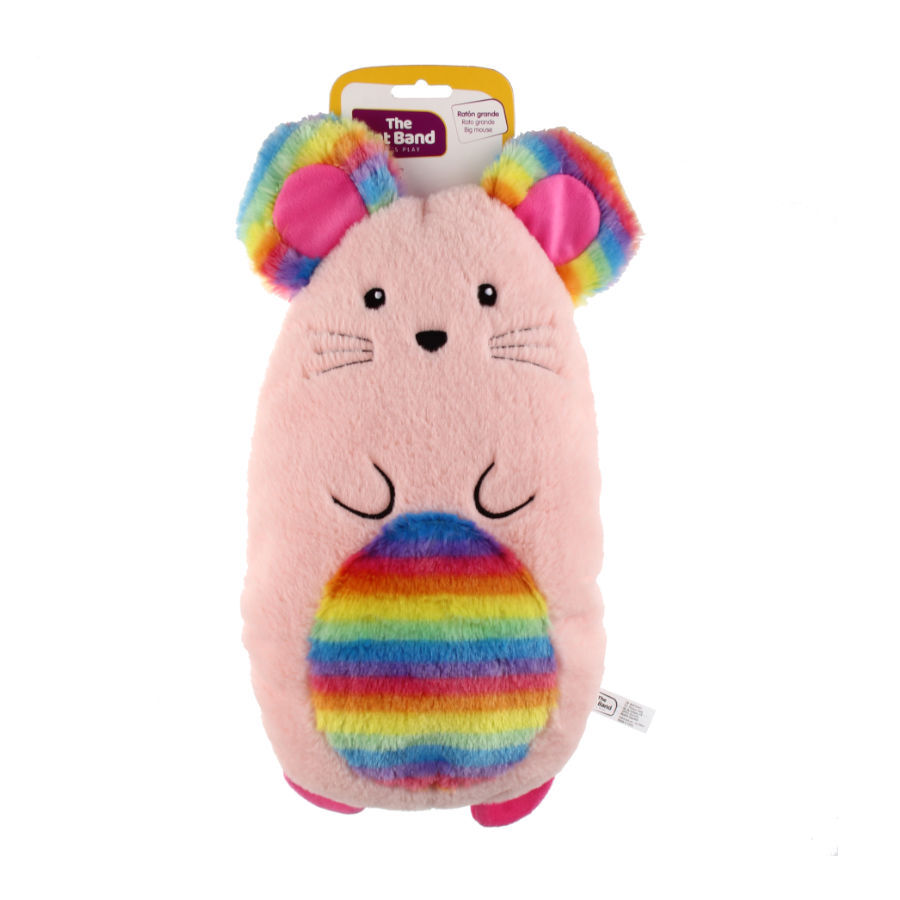 The Cat Band Peluche Rat&oacute;n Gigante Arcoiris para gatos, , large Imagen numero 1