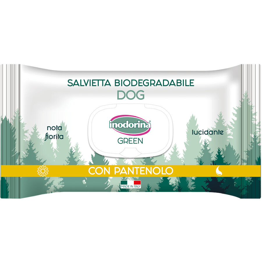 Inodorina Green Toallitas H&uacute;medas para perros
