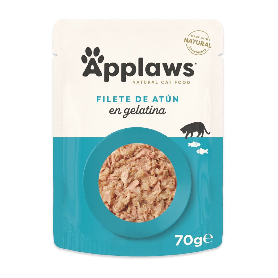 70 g Applaws At&uacute;n en gelatina sobre para gatos, , large indicador imagen numero 1