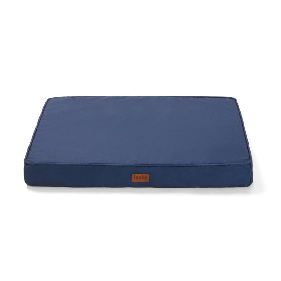 Leeby colch&oacute;n viscoel&aacute;stico azul para perros, , large indicador imagen numero 1