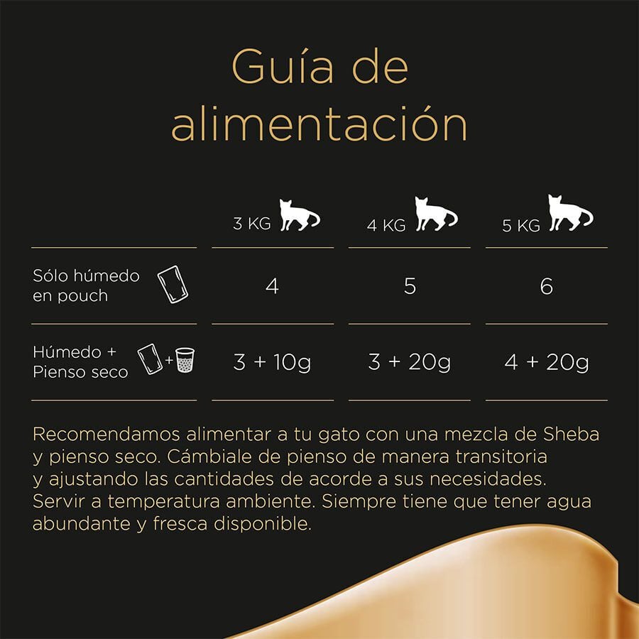 6 sobres x 50 g Sheba D&eacute;lices du Jour en Salsa de ternera, pollo y cordero alimento h&uacute;medo para gatos, , large indicador imagen numero 5