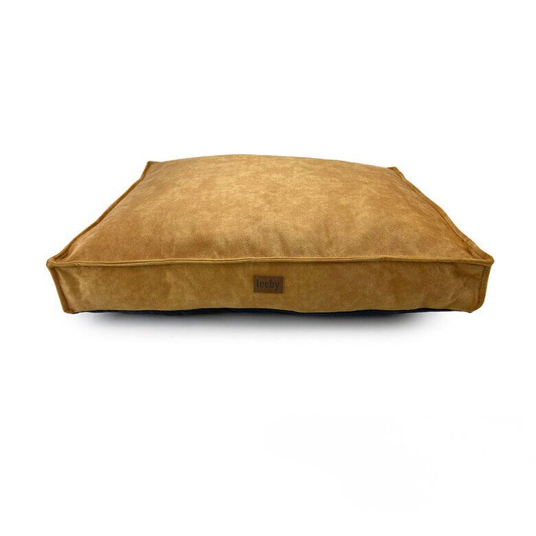 Leeby Colchoneta Impermeable y Desenfundable Dorada para perros, , large Imagen numero 1