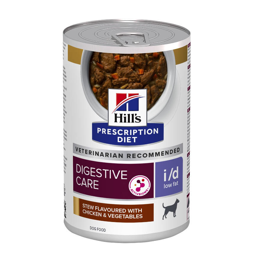 354 g Hill's Prescription Diet Digestive i/d Care Low Fat Estofado de Pollo y Verduras lata para perros, , large indicador imagen numero 1