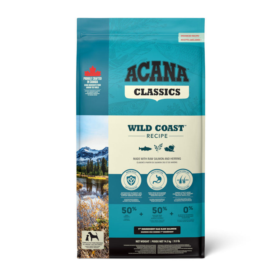 14.5 kg Acana Classics Wild Coast Pescado pienso para perros, , large indicador imagen numero 1