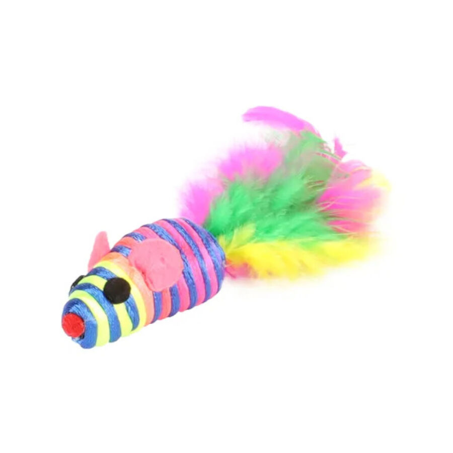 Flamingo Babby Rat&oacute;n con Plumas para gatos, , large indicador imagen numero 2