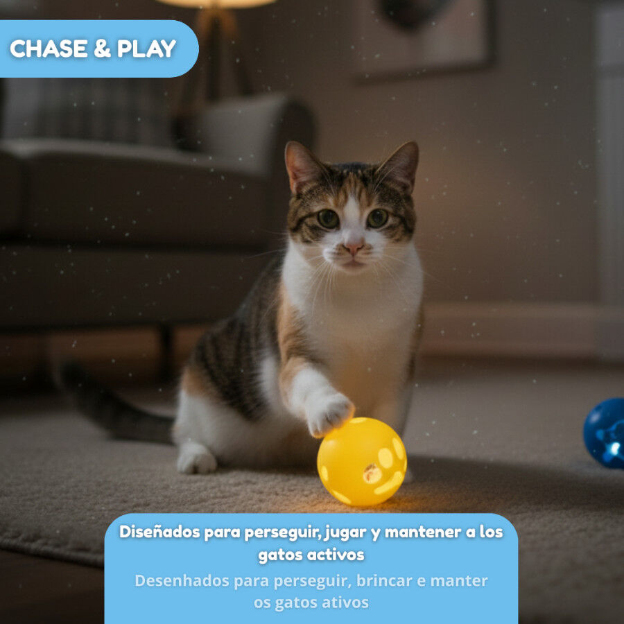 Tootoy! Pelotas Interactivas con Luces LED para gatos, , large Imagen numero 6