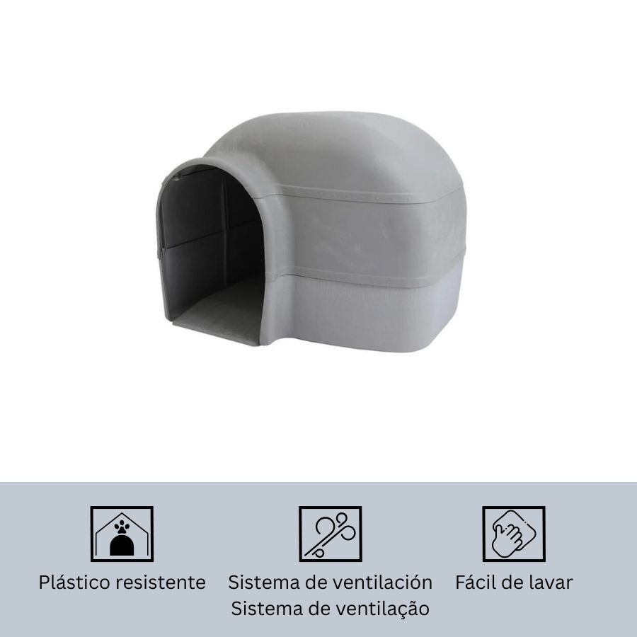 Petmate Husky Casa de Pl&aacute;stico para perros, , large indicador imagen numero 5