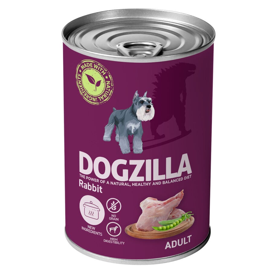 400 g Dogzilla Adult Conejo lata para perros, , large Imagen numero 1