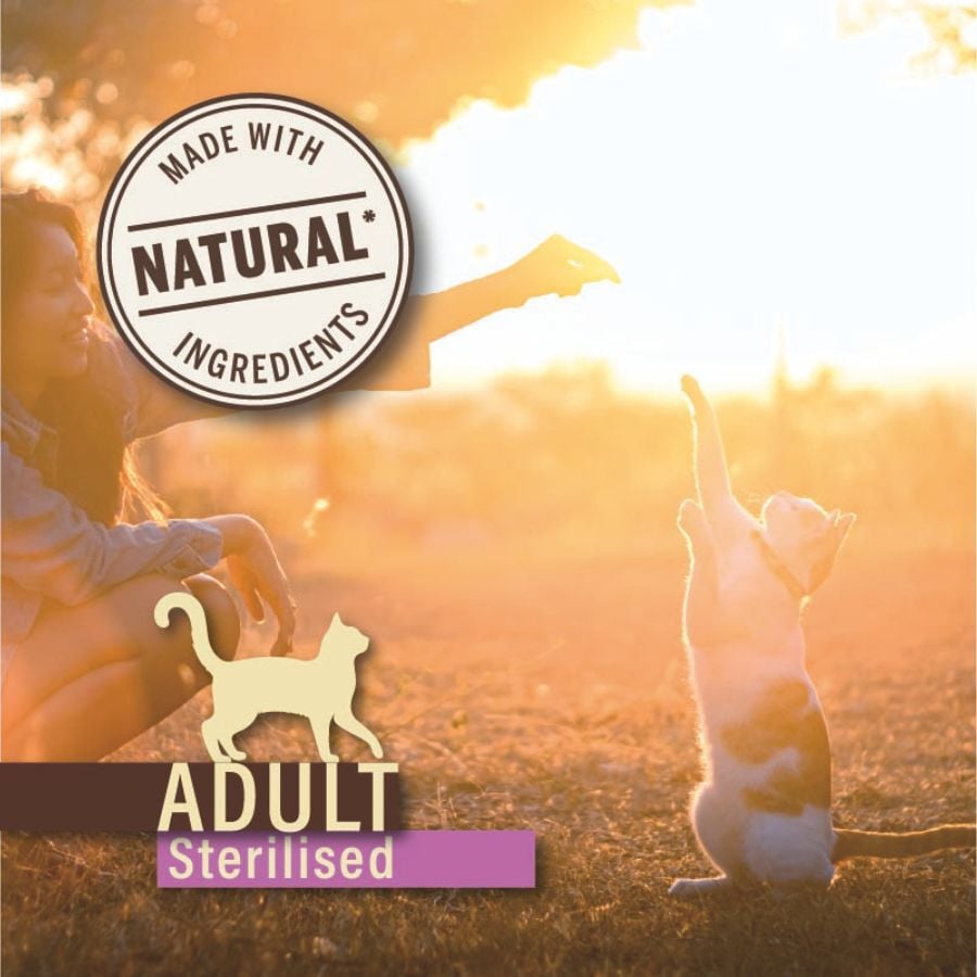 2 kg True Origins Pure Adult Sterilised Grain Free Pavo pienso para gatos, , large indicador imagen numero 3