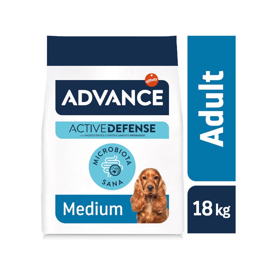 18 kg Advance Active Defense Medium Adult Pollo y Arroz pienso para perros, , large Imagen numero 2