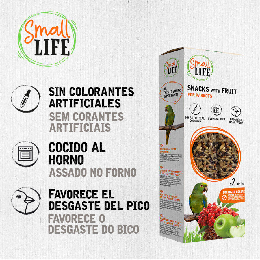 2 barritas Small Life Barritas con Fruta para loros, , large indicador imagen numero 3