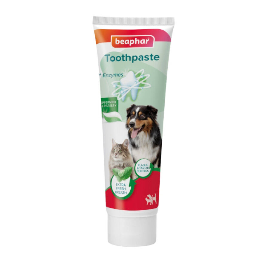 Beaphar Pasta Dental  Menta  Perejil para Perros y Gatos, , large indicador imagen numero 1