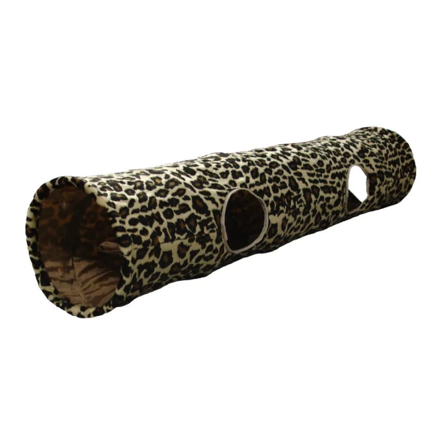 Flamingo T&uacute;nel Estampado Leopardo para gatos