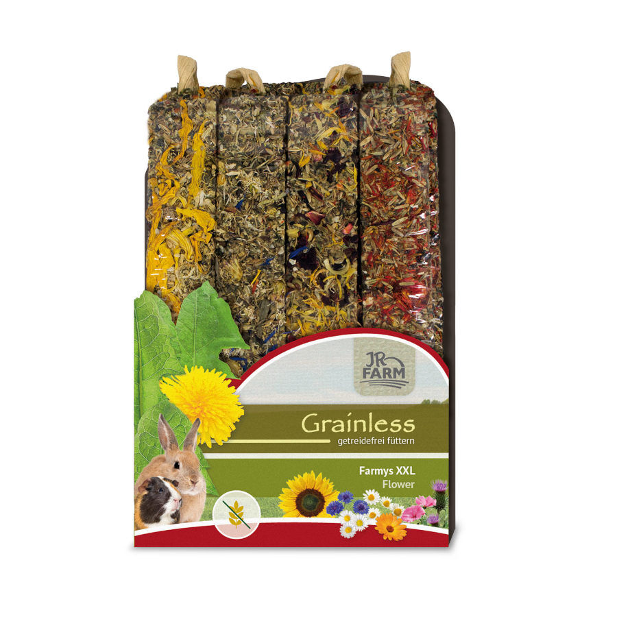 JR Farm Grainless Farmys XXL Barritas de Flores para roedores, , large indicador imagen numero 2