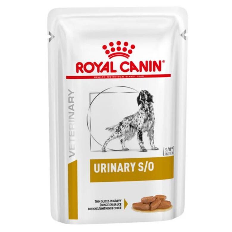 Royal Canin Urinary comida h&uacute;meda en salsa para perros Imagen numero 1