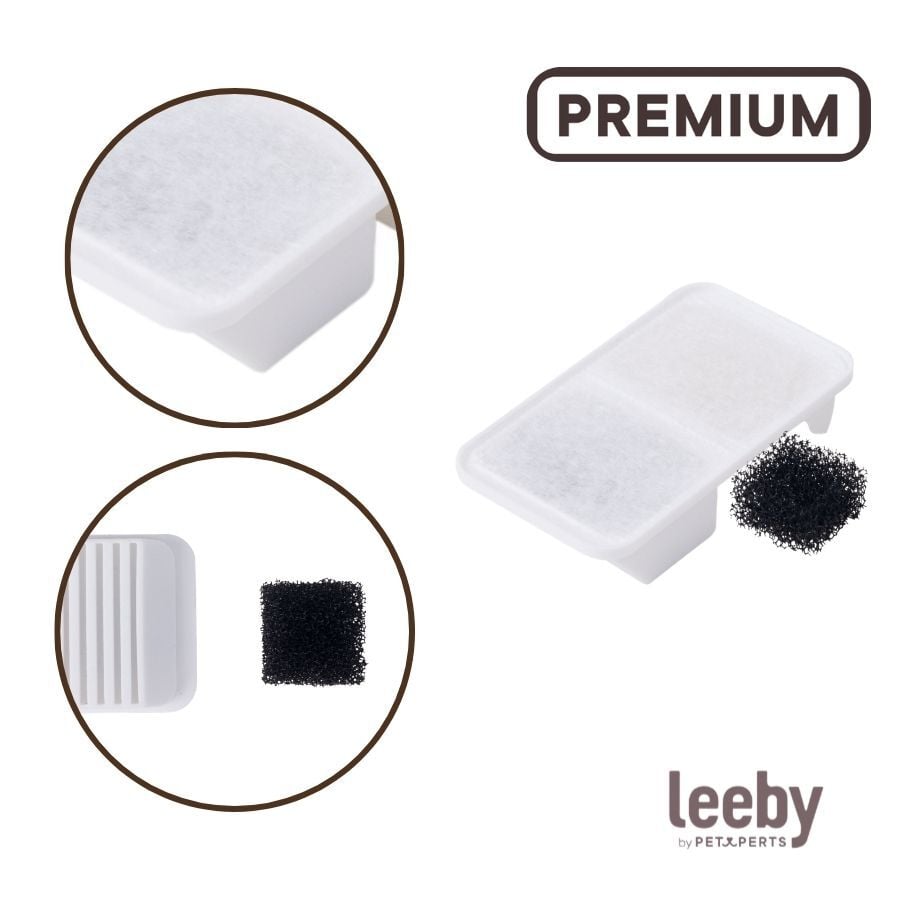 Leeby Set 3 Recambios de Filtros para Fuente de perros y gatos, , large indicador imagen numero 3