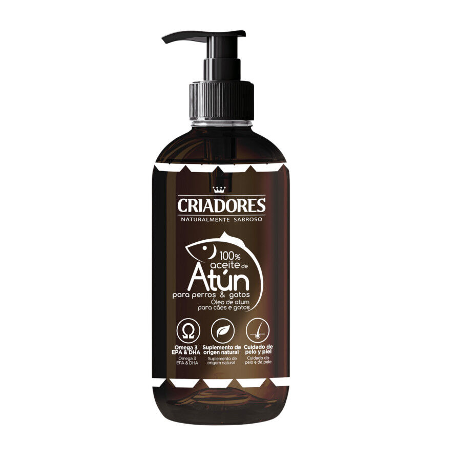 250 ml Criadores Aceite de At&uacute;n para perros y gatos, , large Imagen numero 1