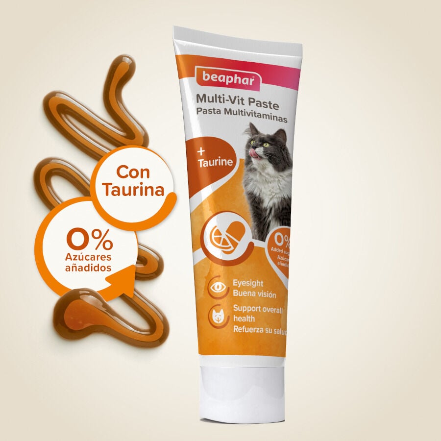 100 g Beaphar Multivitam&iacute;nico en Pasta para gatos, , large indicador imagen numero 3