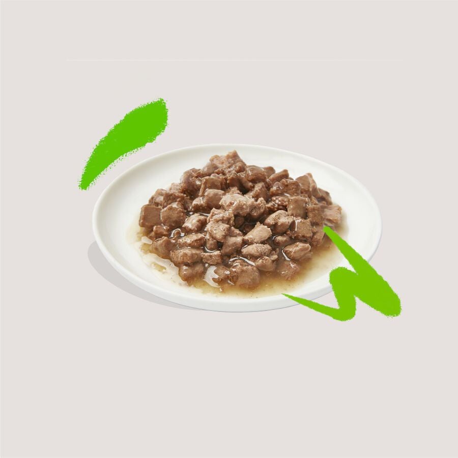 85 g Edgard & Cooper Adult Trocitos de Cordero y Pollo en Salsa lata para gatos, , large Imagen numero 2