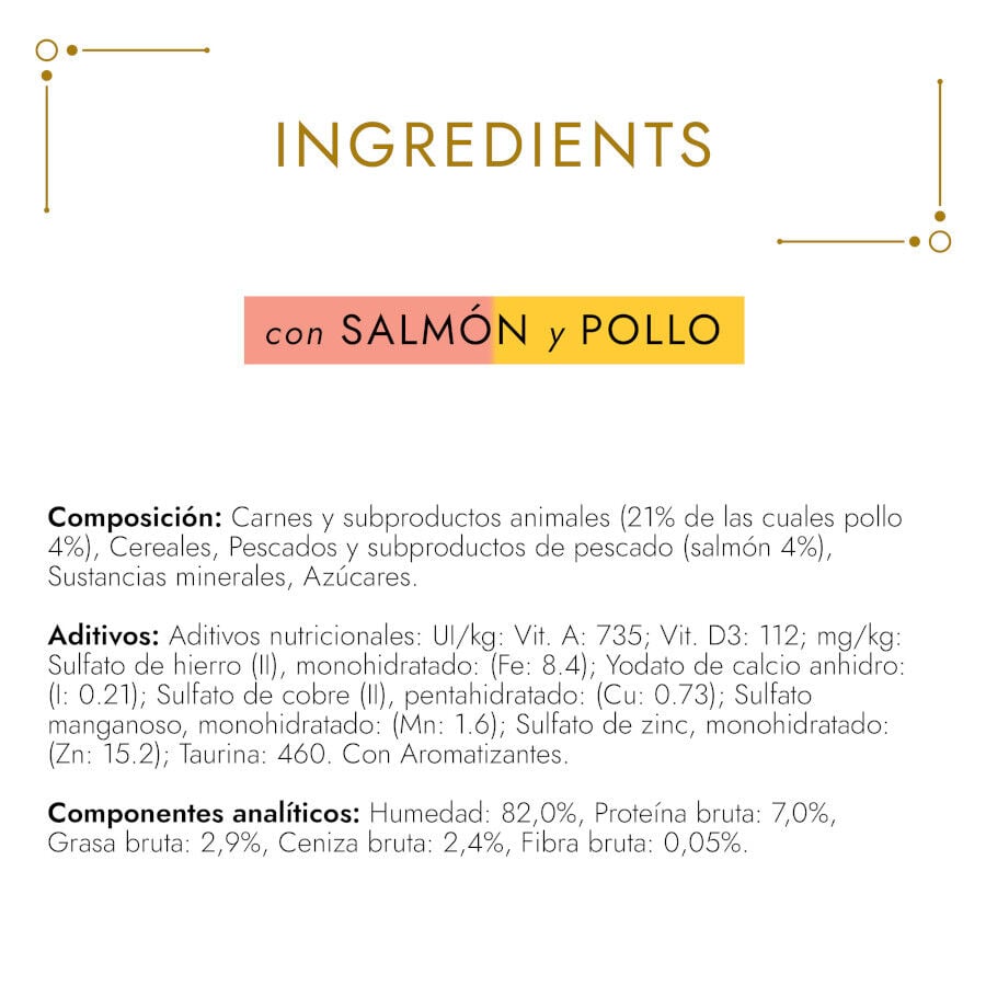 85 g Gourmet Gold Bocaditos Salm&oacute;n y Pollo para gatos, , large Imagen numero 4