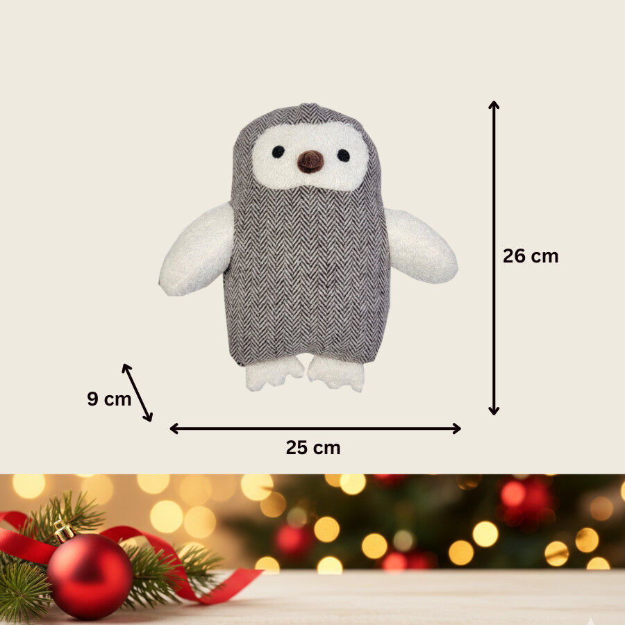Wonder Christmas Peluche Forest Owl B&uacute;ho para perros, , large indicador imagen numero 4