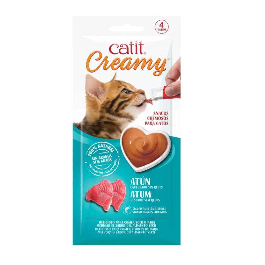Catit Creamy Snack L&iacute;quido de At&uacute;n para gatos