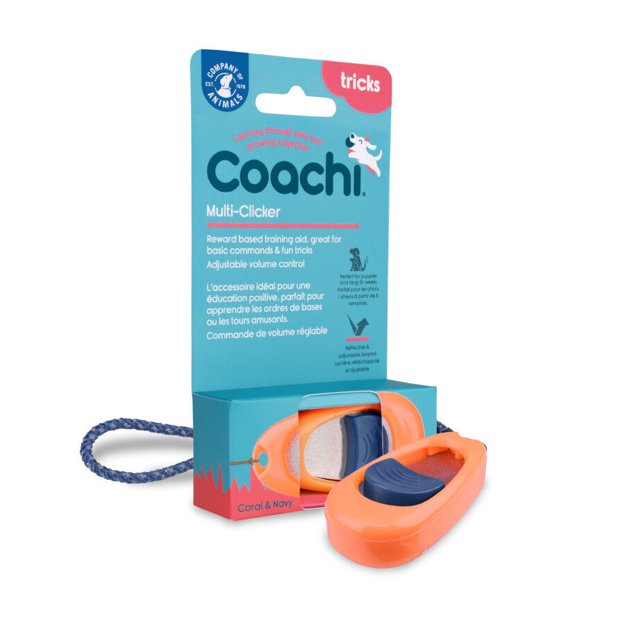Coachi clicker de adiestramiento naranja para perros, , large indicador imagen numero 2