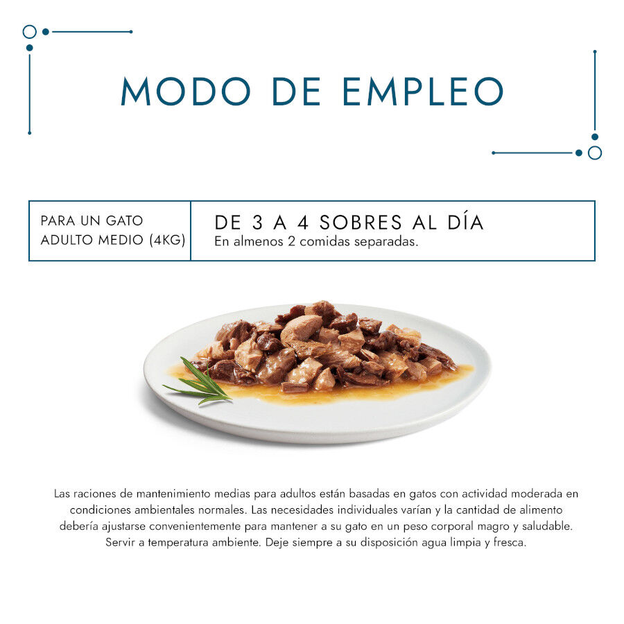 4 sobres x 85 g Gourmet Perle D&uacute;o Filetes de Carnes sobre para gatos, , large Imagen numero 4