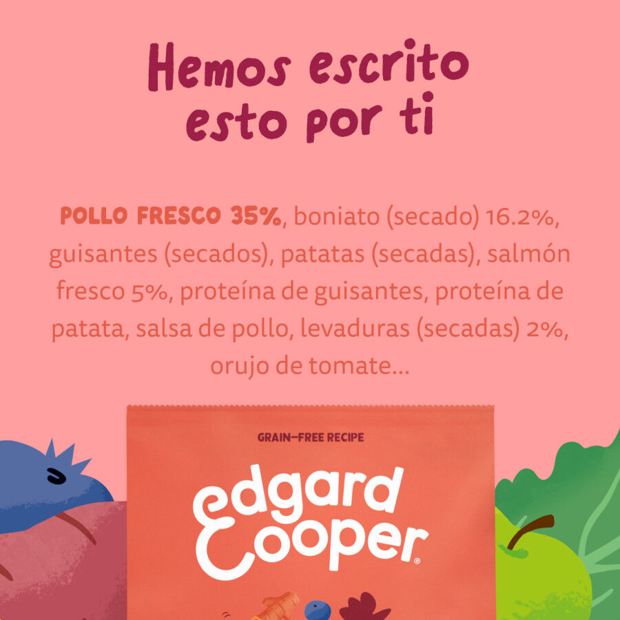 12 kg Edgard & Cooper Senior Salm&oacute;n Noruego y Pollo pienso para perros, , large indicador imagen numero 8