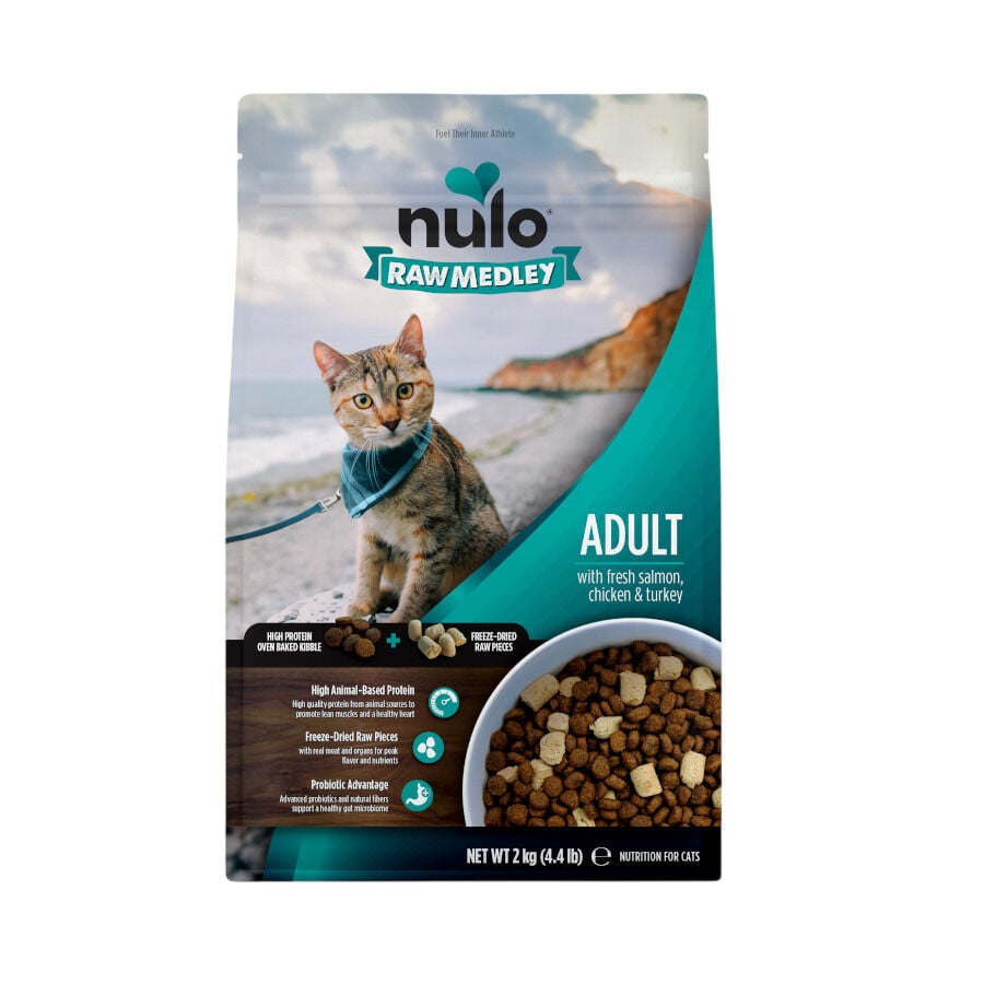 Nulo Raw Medley Salm&oacute;n, Pollo y Pavo pienso para gatos