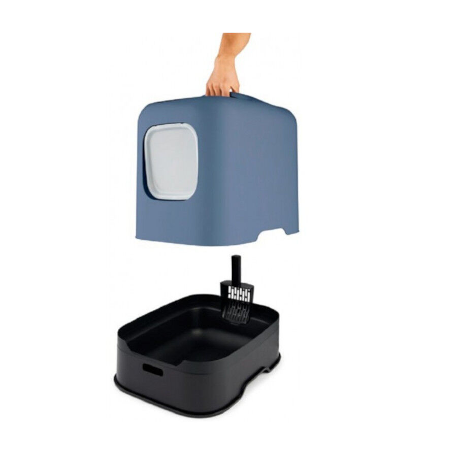 Rotho Biala Eco Arenero Azul para gatos, , large indicador imagen numero 2