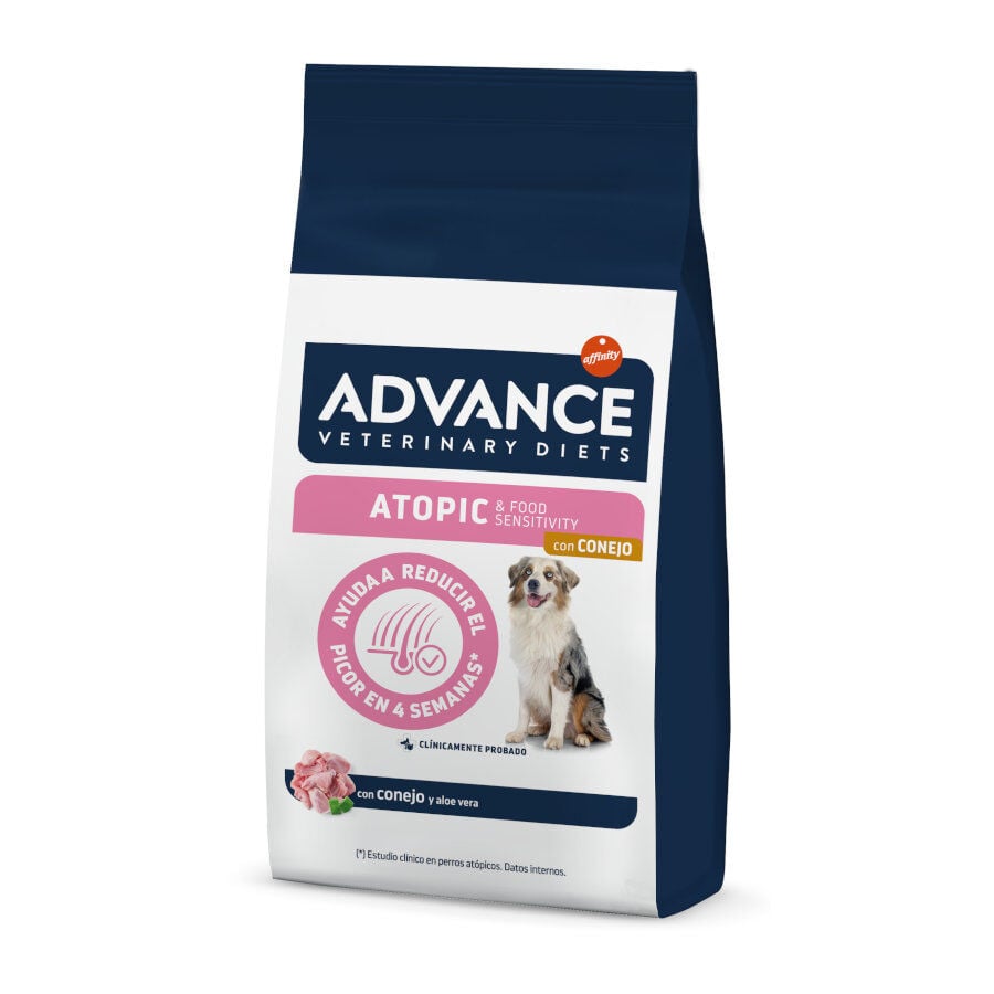 12 kg Advance Veterinary Diets Atopic Conejo y Guisantes pienso para perros, , large Imagen numero 1
