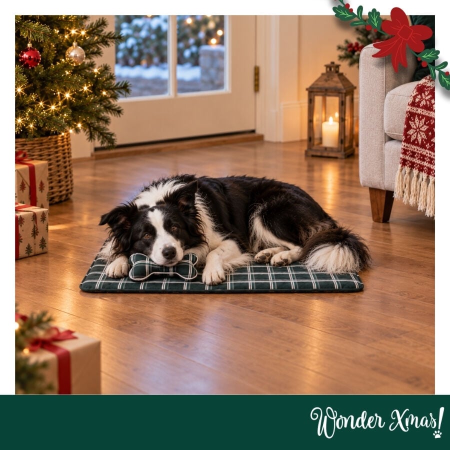 Wonder Christmas Set Manta y Cojin Hueso para perros, , large Imagen numero 2