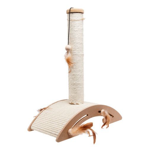 Flamingo con juguete de sisal rascador para gatos Imagen numero 1