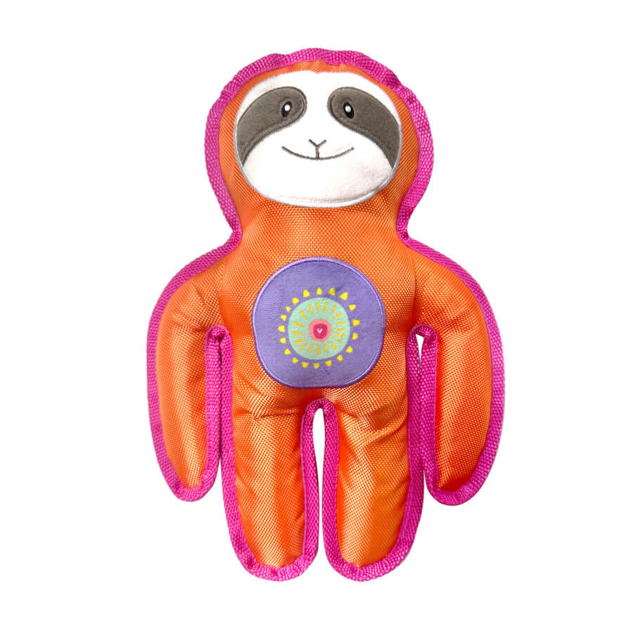 Tootoy! Perezoso Mordedor de Peluche Resistente para perros, , large indicador imagen numero 2