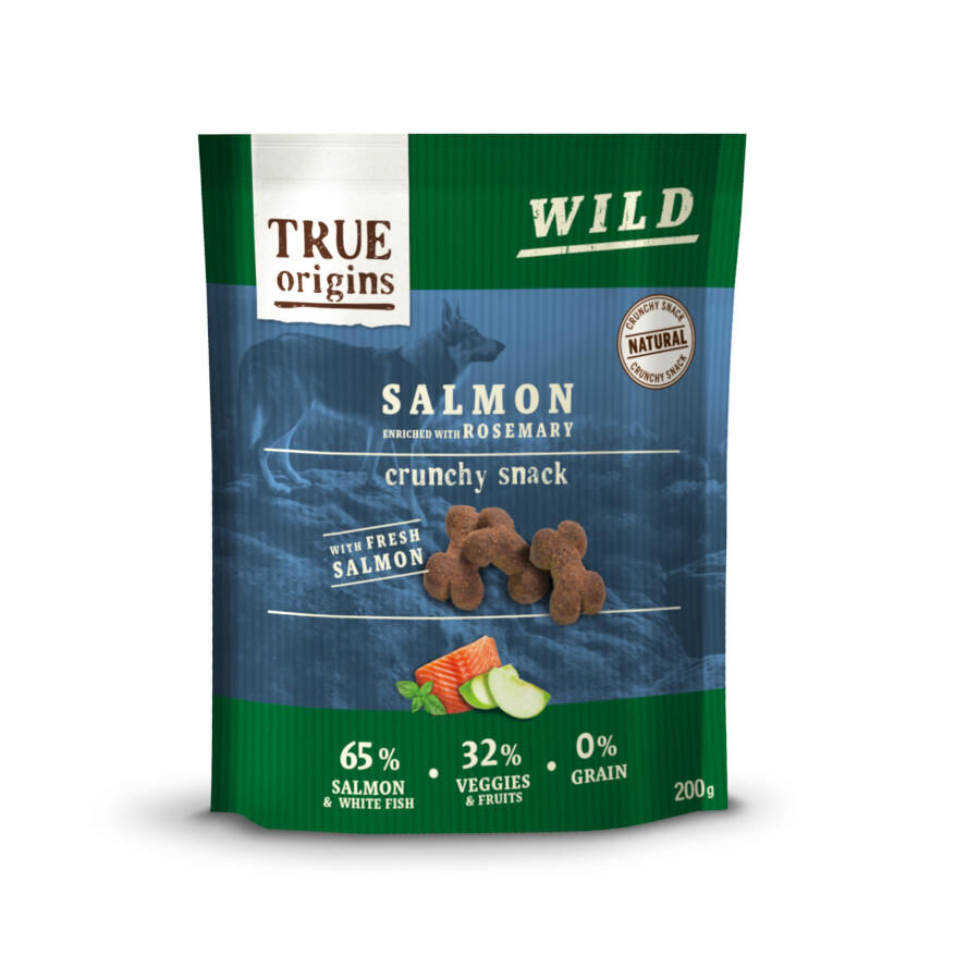 200 g True Origins Wild Galletas Salm&oacute;n y Romero para perros, , large Imagen numero 1