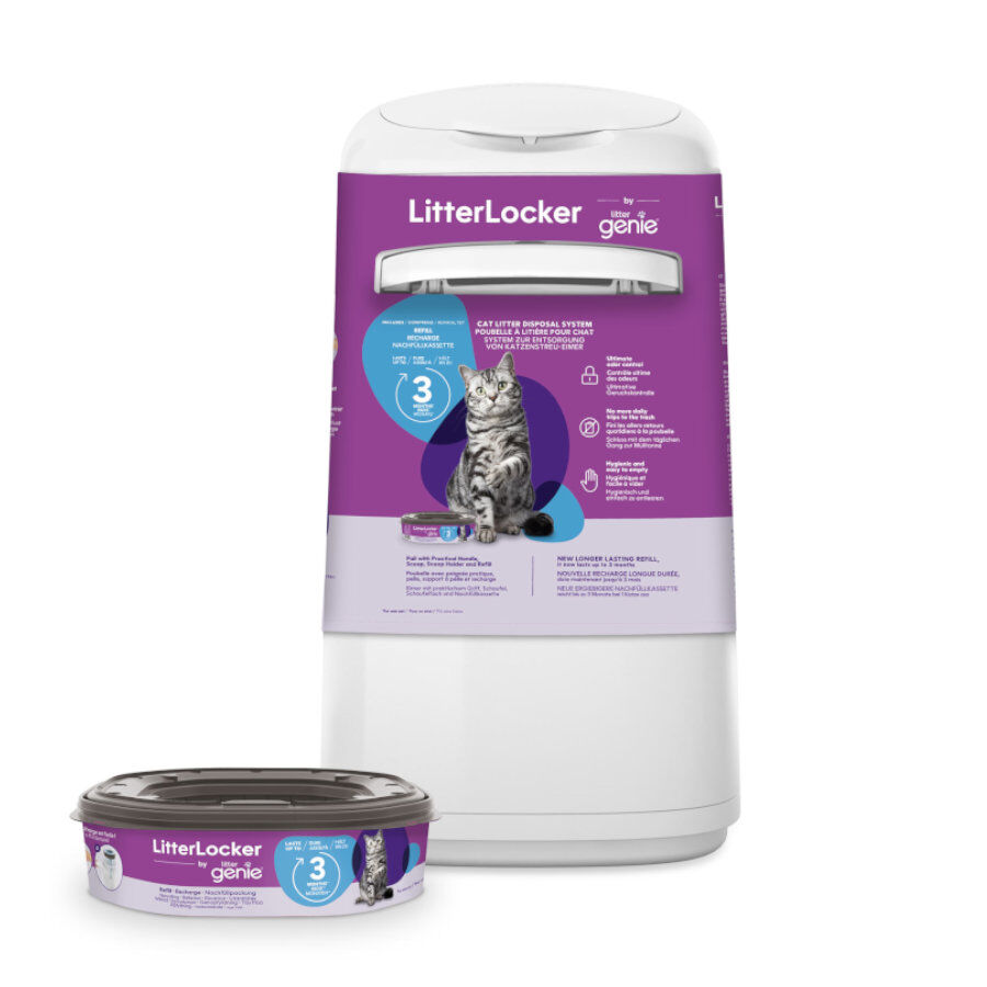Litter Genie LitterLocker Cubo Dep&oacute;sito de Excremento para gatos, , large indicador imagen numero 1