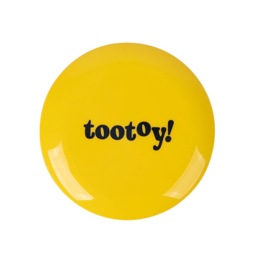 Tootoy! Flying disc Yellow Frisbee Amarillo para perros, , large indicador imagen numero 2