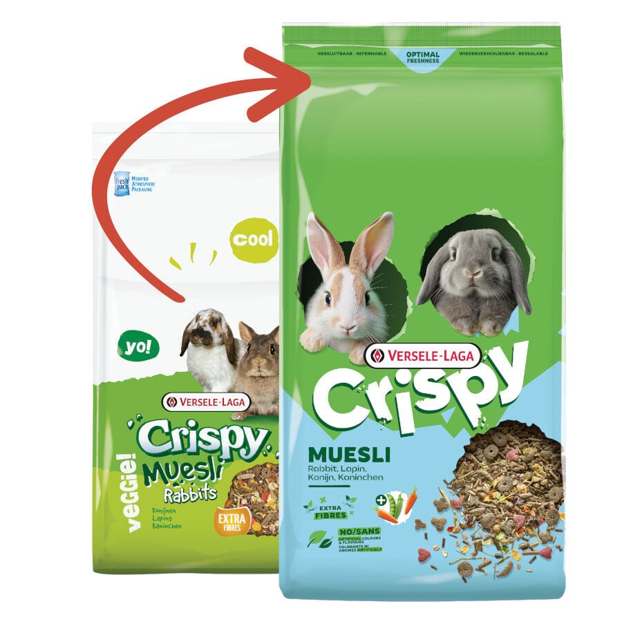 20 kg Versele-Laga Crispy Muesli Pienso para conejos, , large indicador imagen numero 2