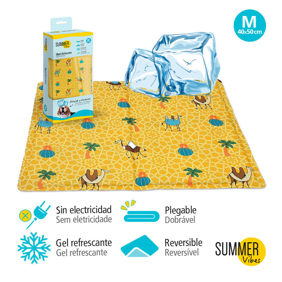 Summer Vibes Manta refrescante con estampado para perros, , large indicador imagen numero 3