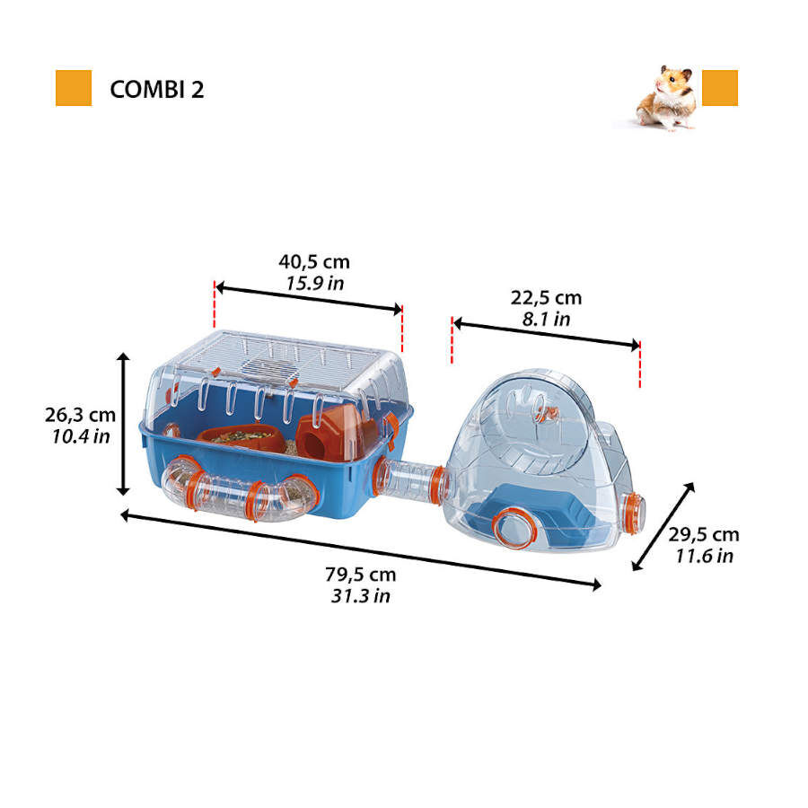 Ferplast Combi2 Complemento Jaula para h&aacute;msteres, , large Imagen numero 2