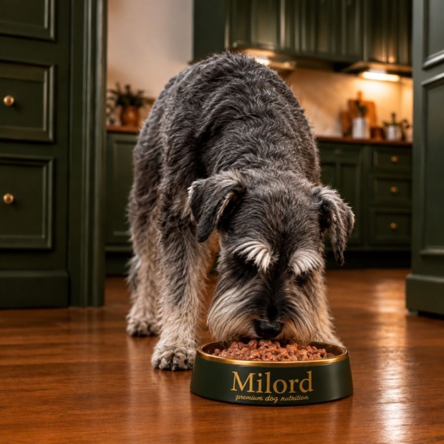 12 x 100 g Milord Senior +7 Receta estilo casero en salsa Sobres para perros - Multipack, , large Imagen numero 4