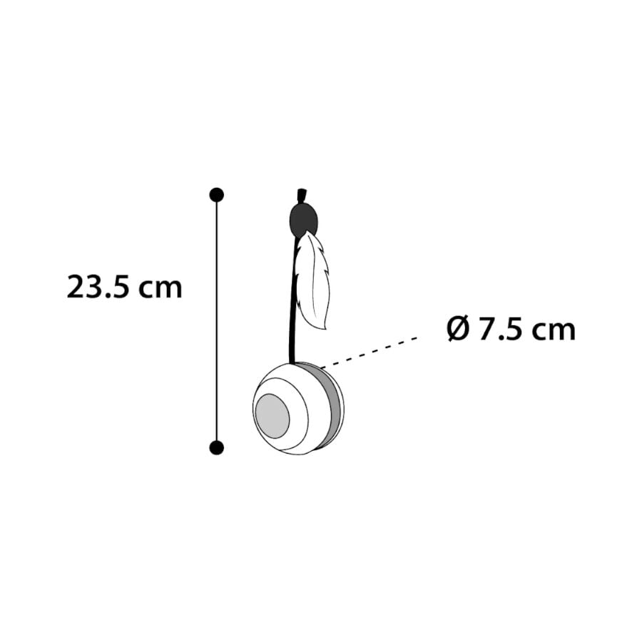 Flamingo Waseem Pelota Interactiva para gatos, , large Imagen numero 3