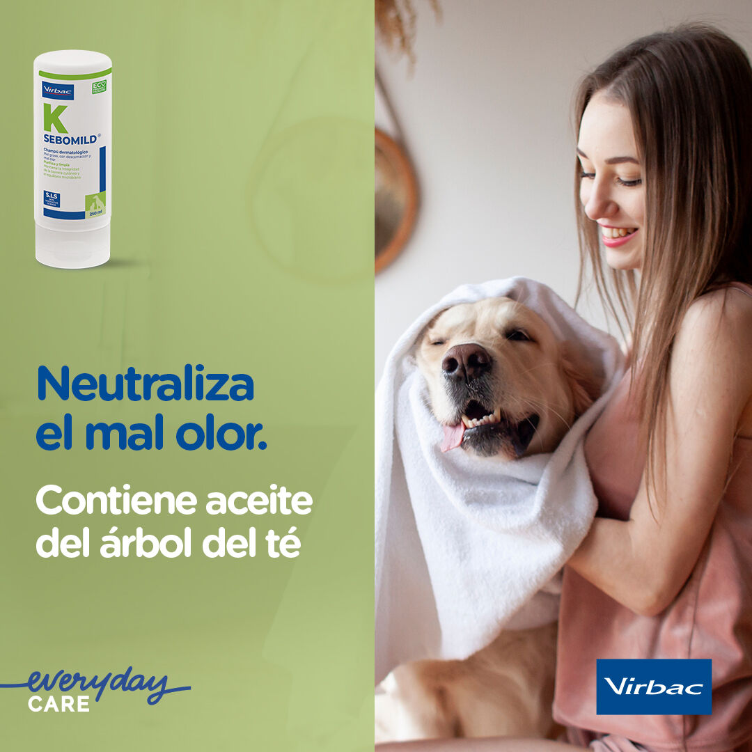 Virbac Sebomild Champ&uacute; para pieles grasas en perros y gatos, , large indicador imagen numero 4