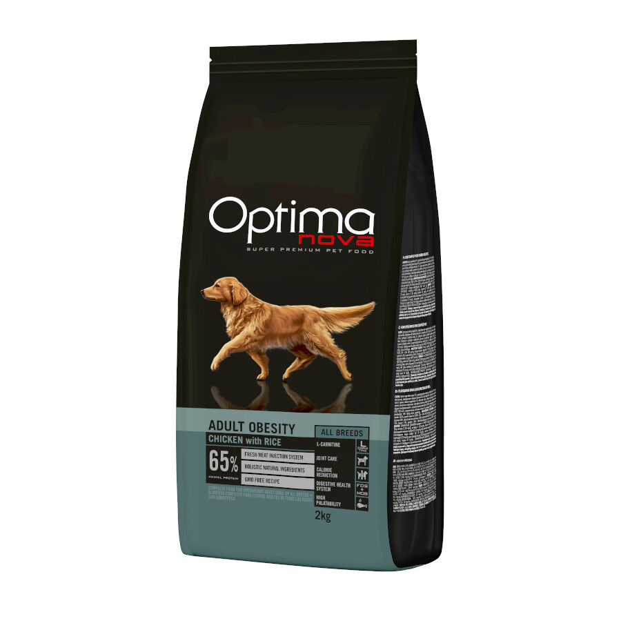 2 kg Optima Nova Adult Obesity Pollo pienso para perros, , large Imagen numero 1
