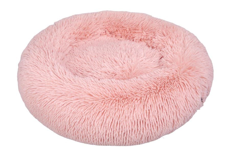 Leeby Cama Donut Antiestr&eacute;s de Pelo Rosa para gatos, , large indicador imagen numero 1