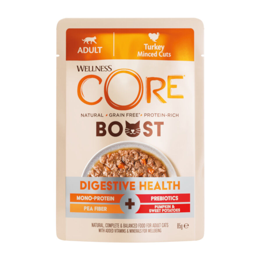 85 g Wellness Core Boost digestivos sobre Pavo para gatos, , large Imagen numero 1